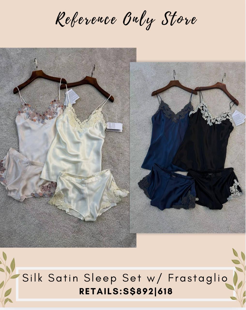 LP Silk Set pajama with lace details