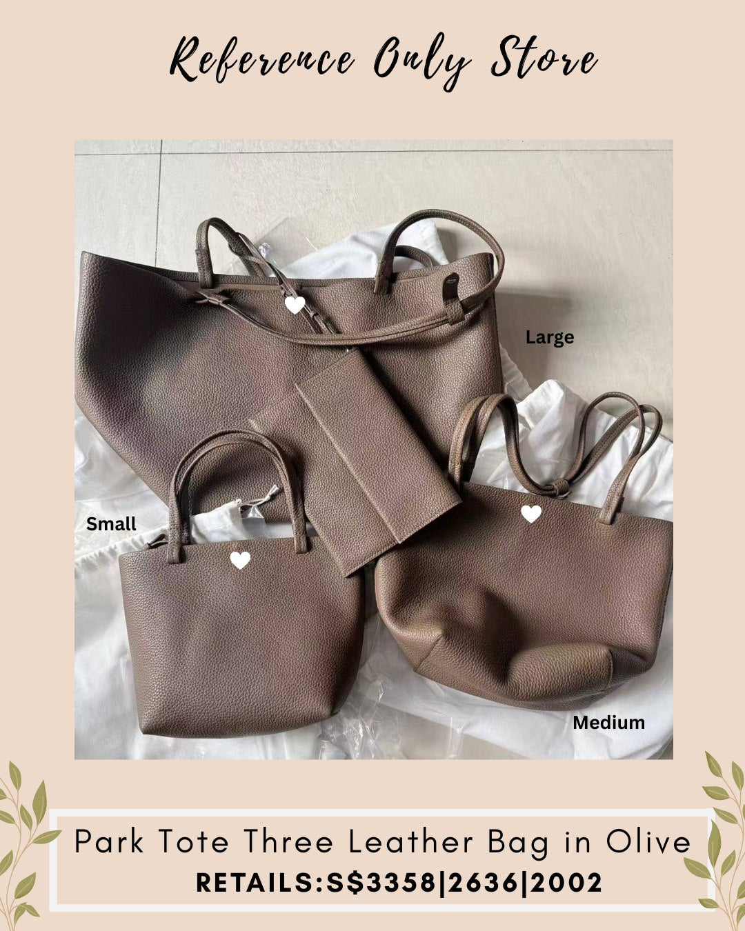 019tr Park tote in Olive