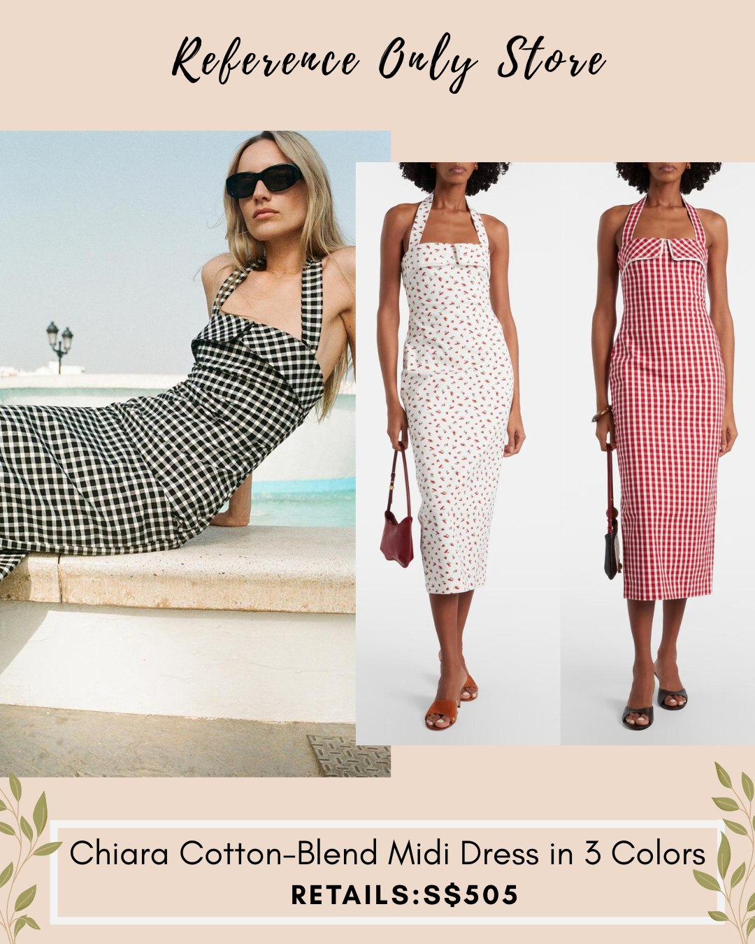 PSS Chiara cotton blend midi dress