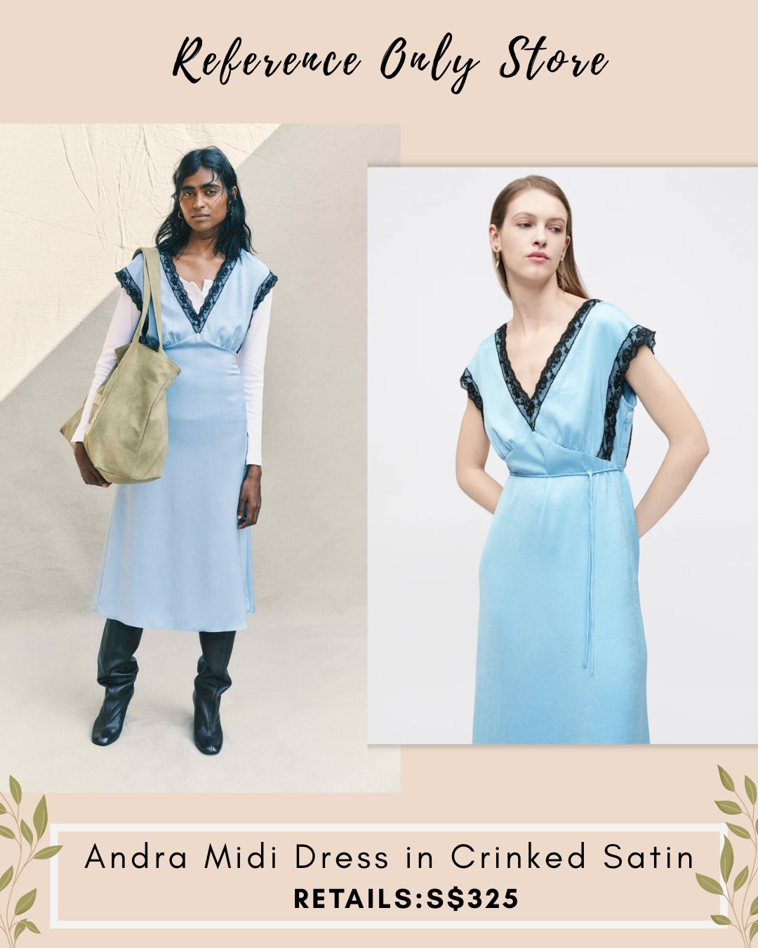 BUP Andra midi dress satin