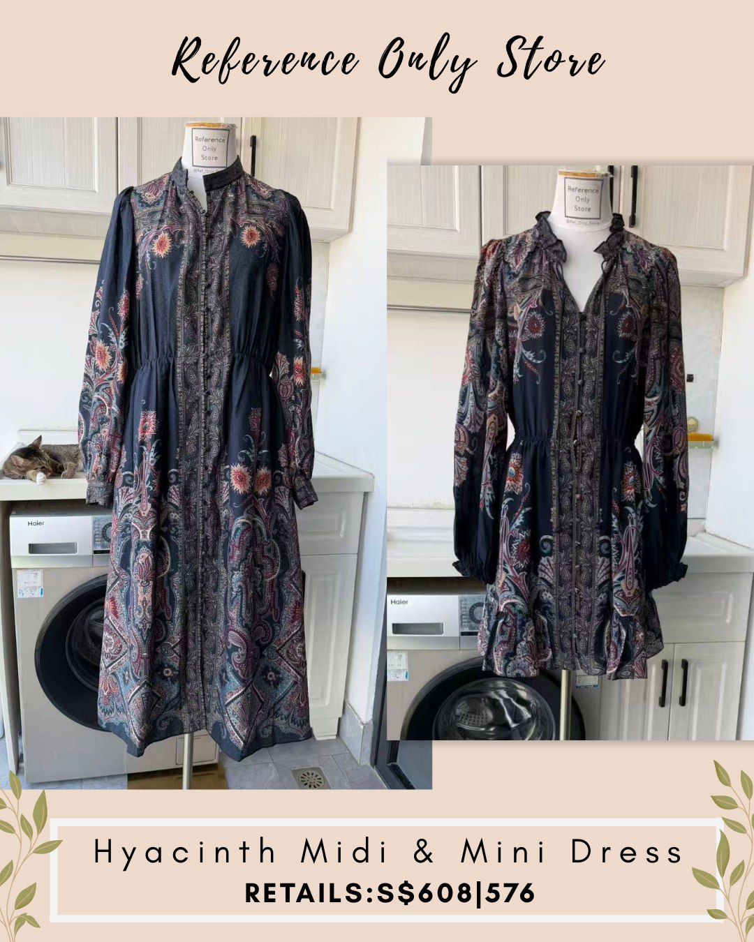 SE Hyacinth midi / mini dress