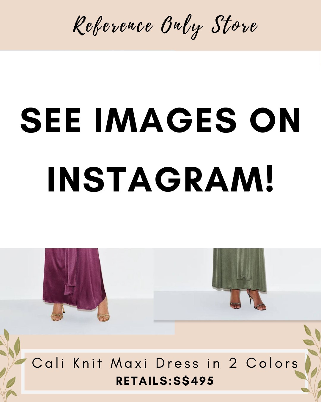 Ref Cali knit maxi dress in 2 colors
