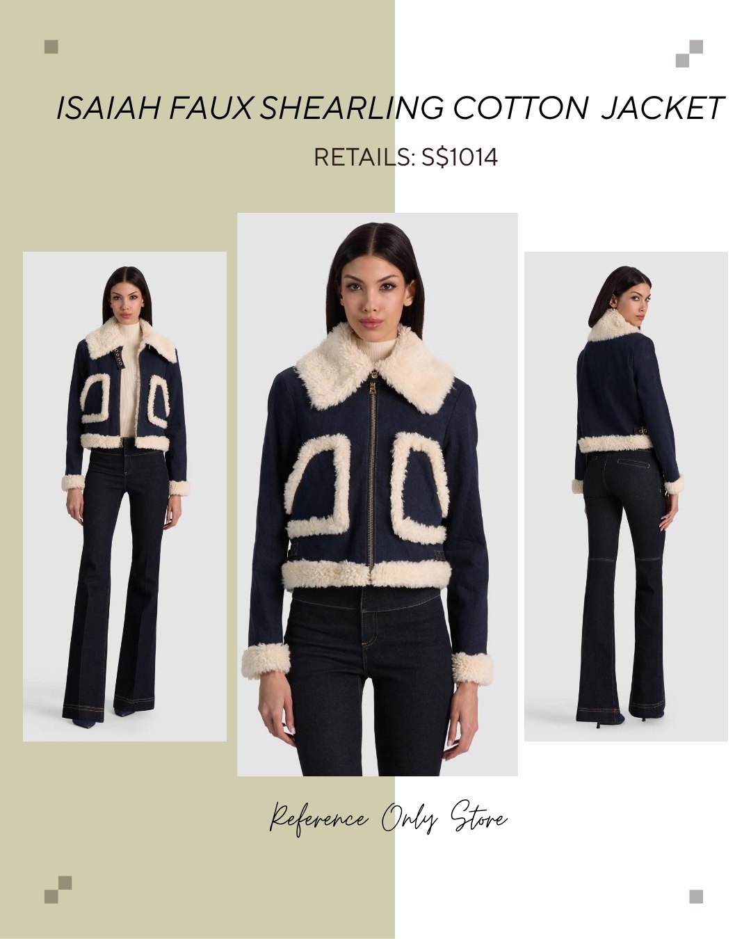 AO Isaiah shearling cotton jacket