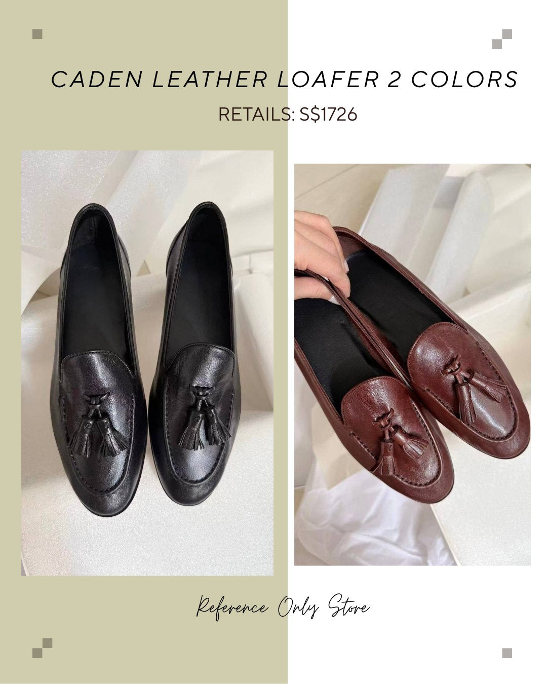 TR Caden leather loafers 2 colors