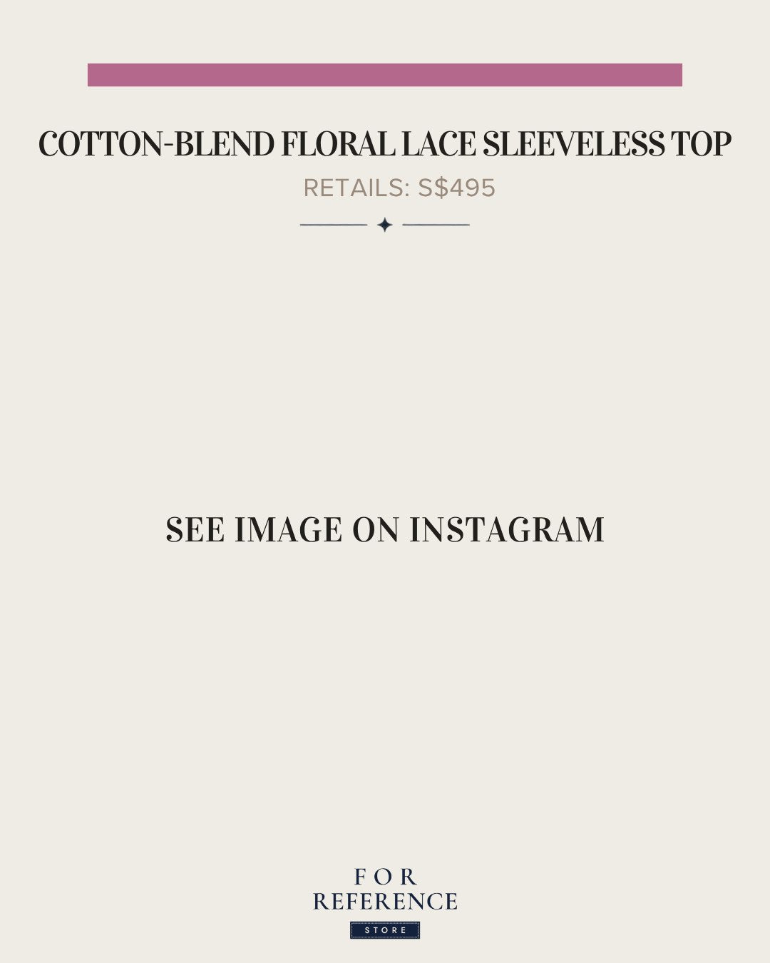 Cotton blend floral lace sleeveless top