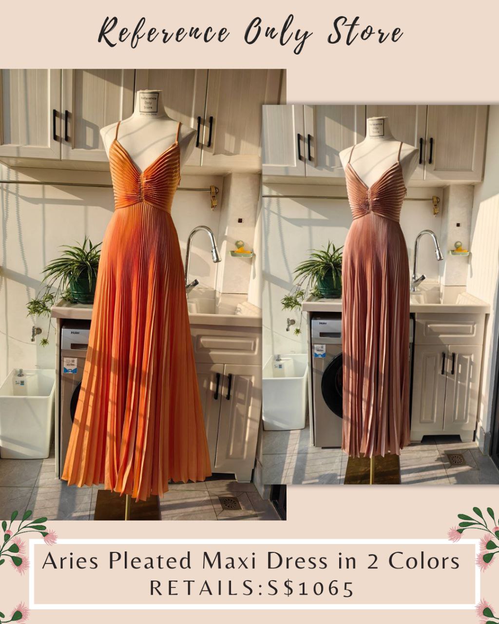 ALC Aries pleated maxi dress