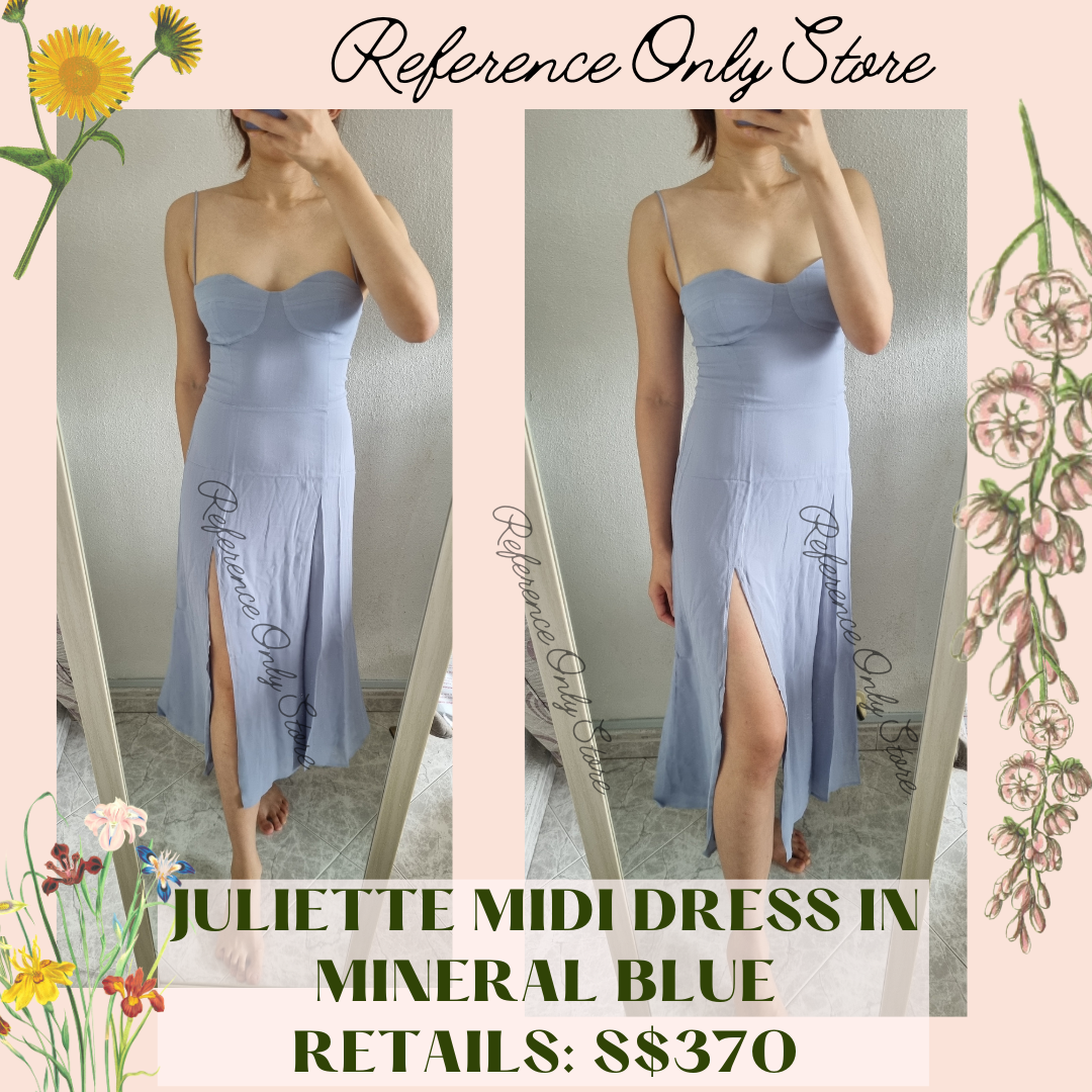 Juliette Dress in Mineral Blue