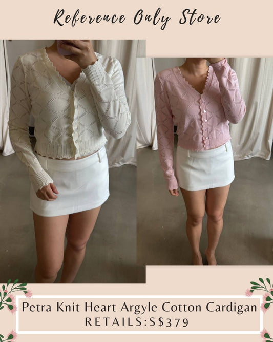 Lsf Petra cardigan Pointelle top