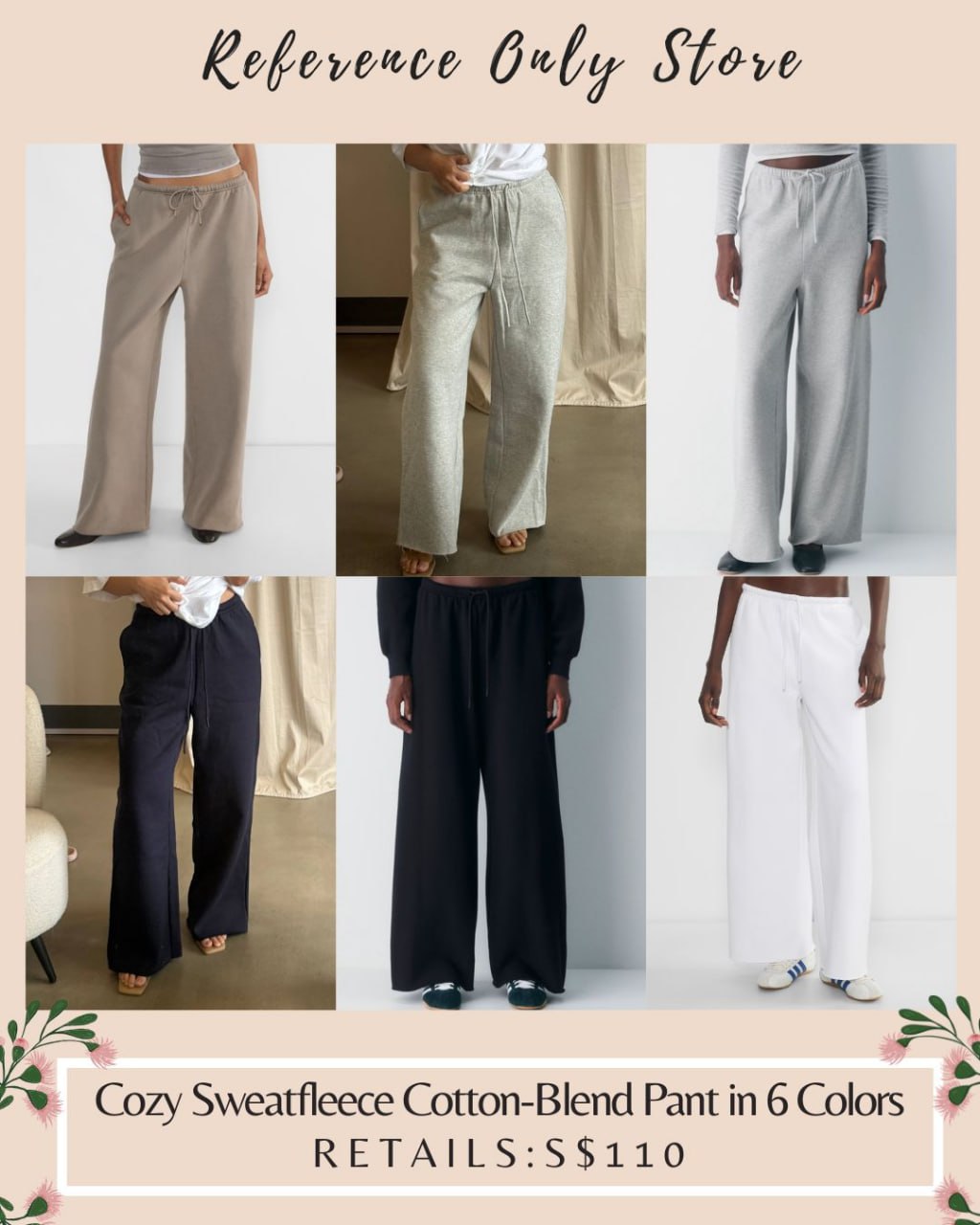 ARZ Cozy Sweatfleece cotton blend pant