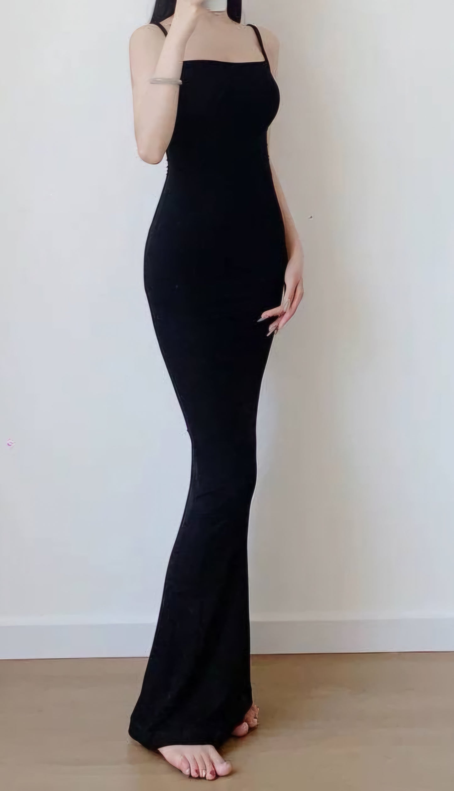 SK Soft Lounge long slip modal dress
