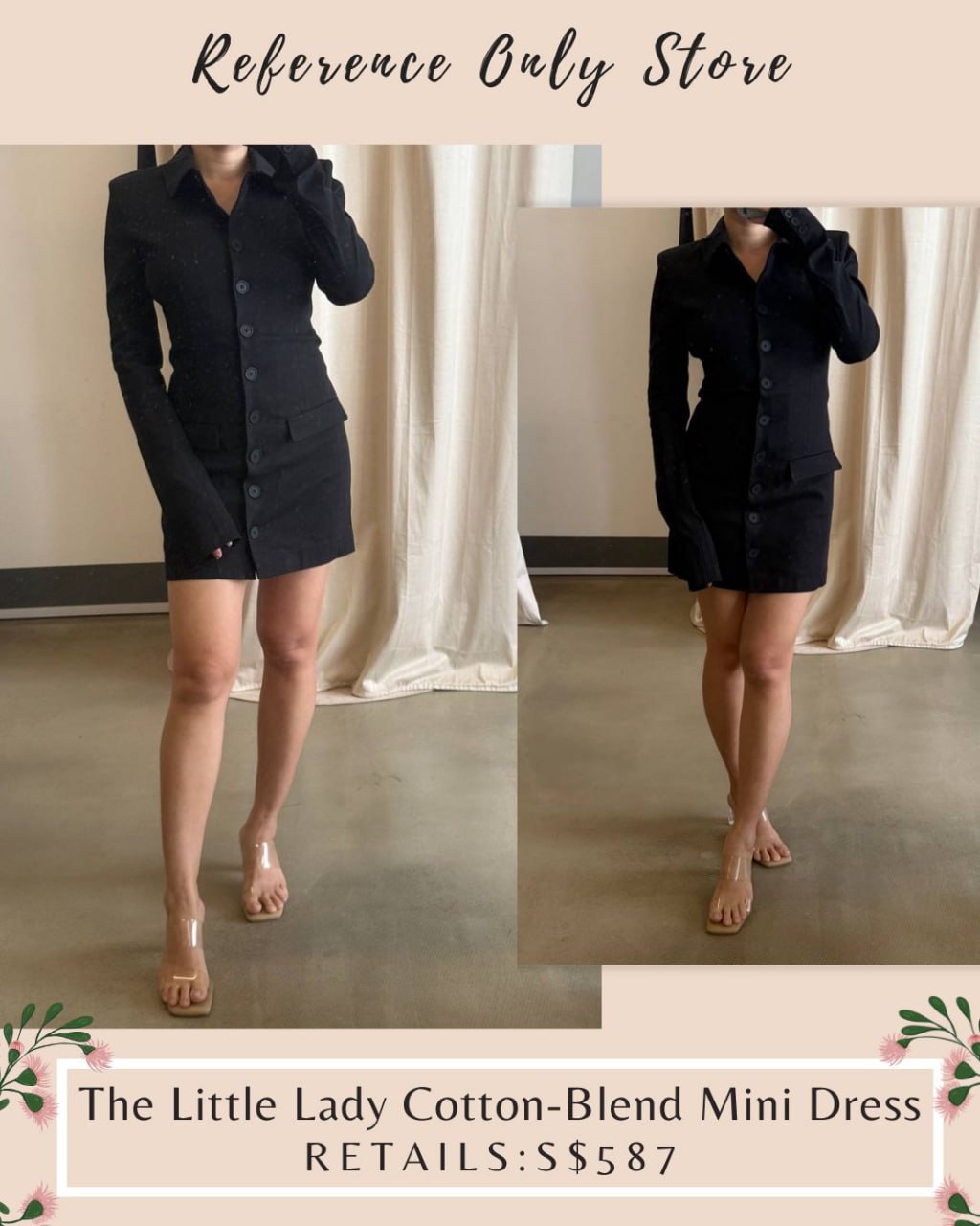 HS The Little Lady Dress in Black