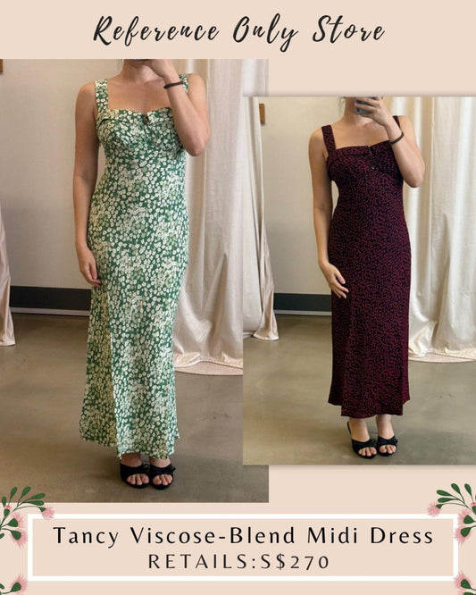 Ref Tancy viscose blend midi dress