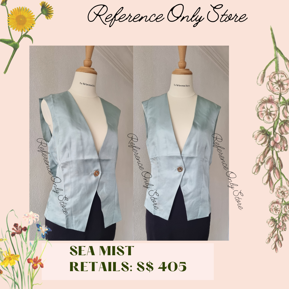 SL Silk Twill Vest