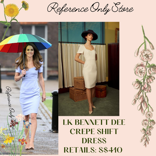 Readystock! LKB Dee crepe shift dress in Lilac