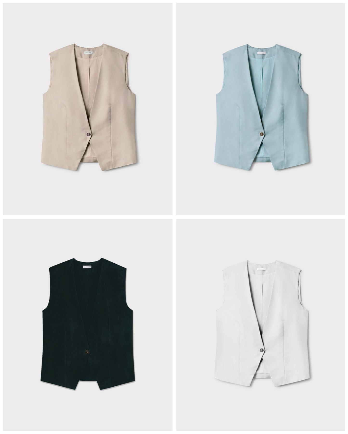 SL Silk Twill Vest
