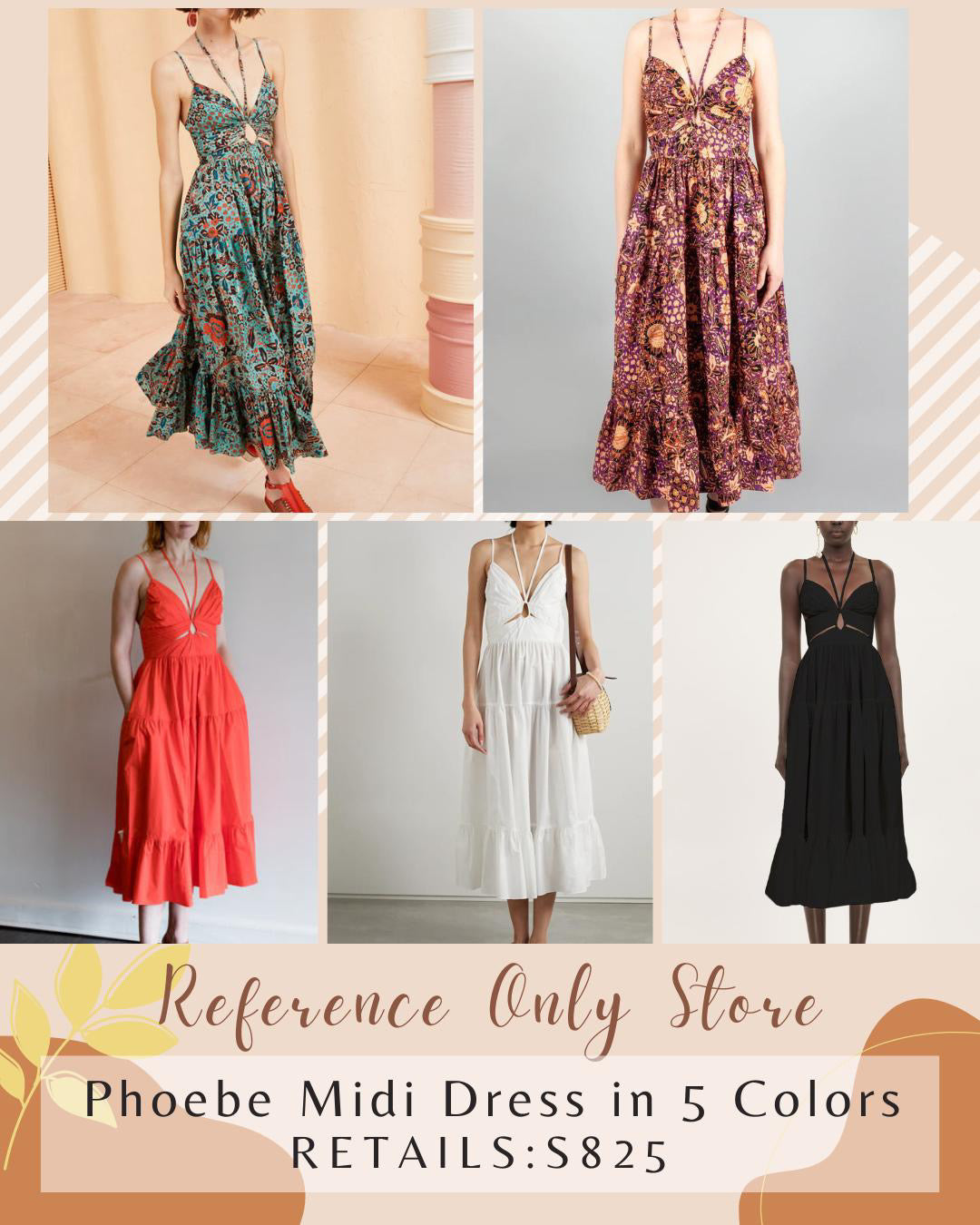 Readystock! UJ Phoebe Midi cotton dress