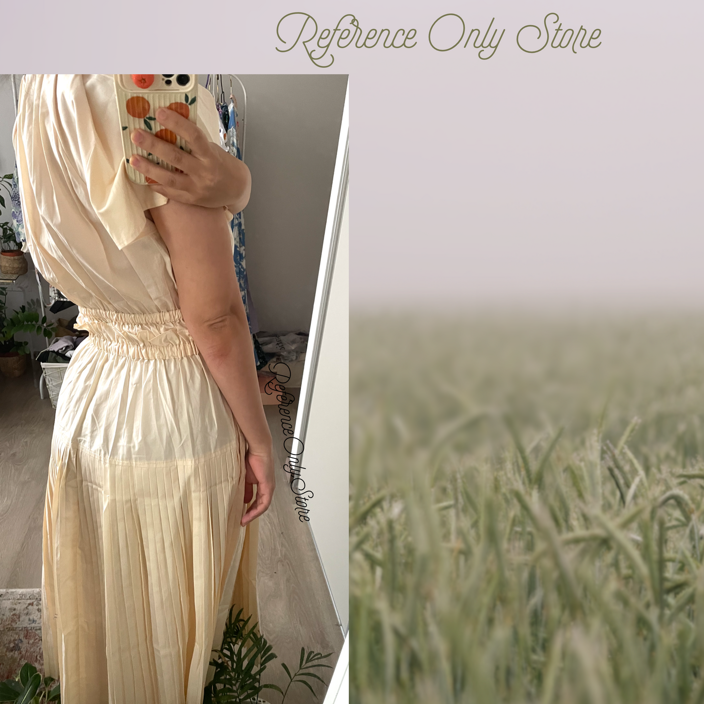 UJ Delmara Midi Dress in Cream and Black