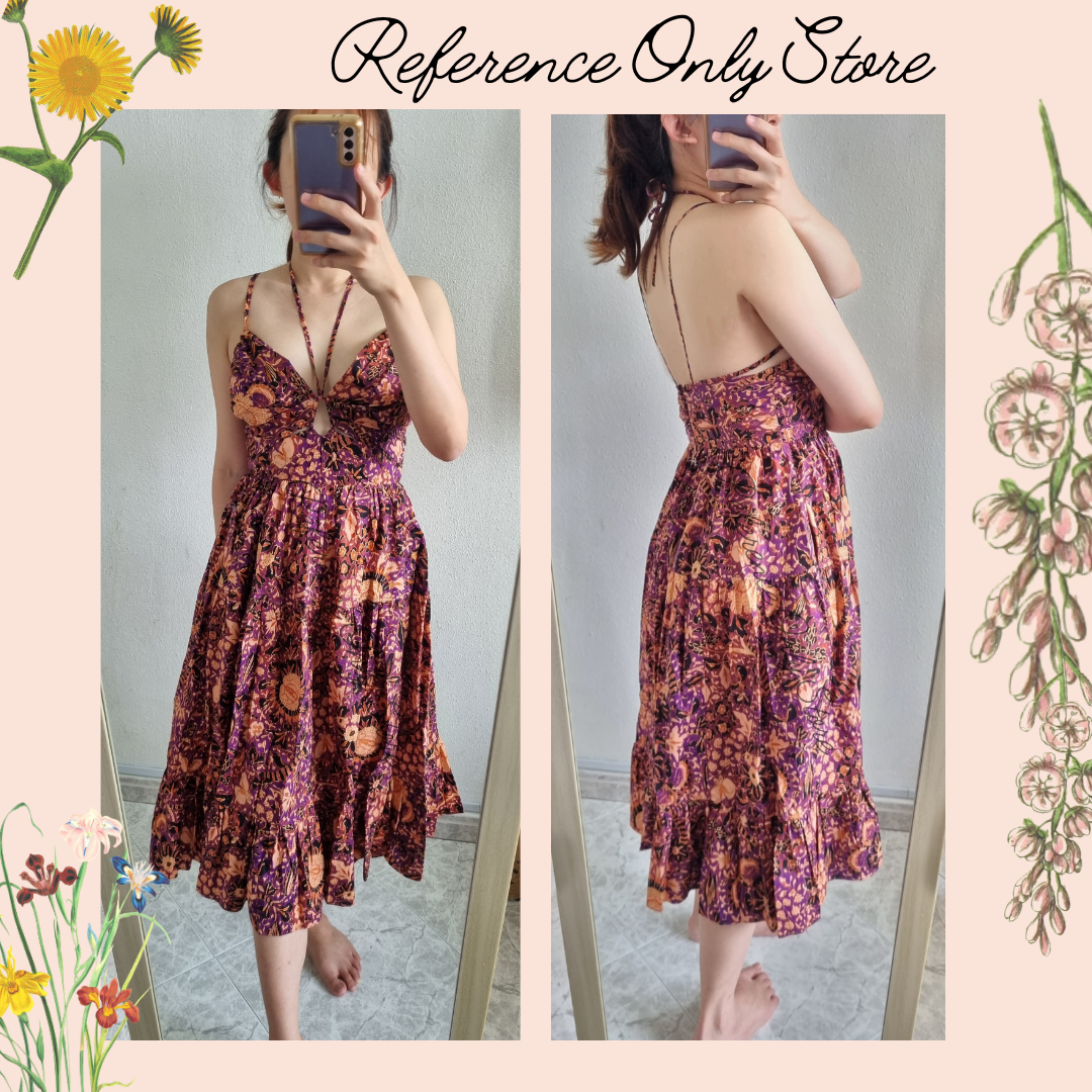 Readystock! UJ Phoebe Midi cotton dress