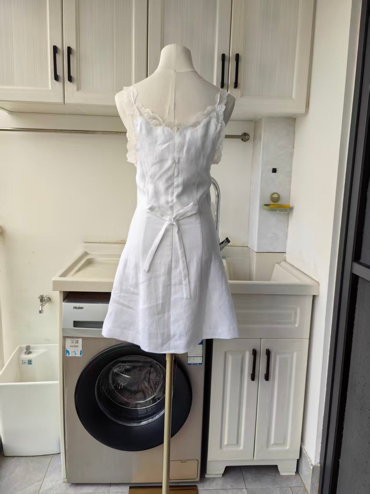 Ref Kaya mini linen dress