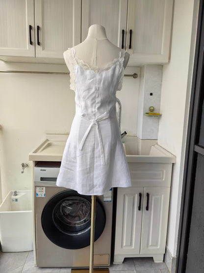 Ref Kaya mini linen dress
