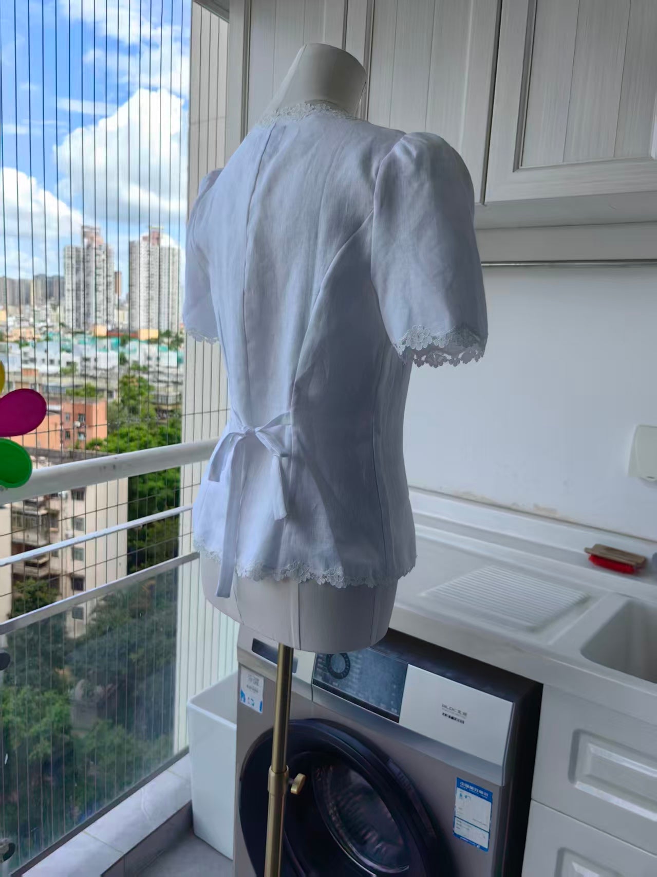 Ref Anabella linen top in 2 colors