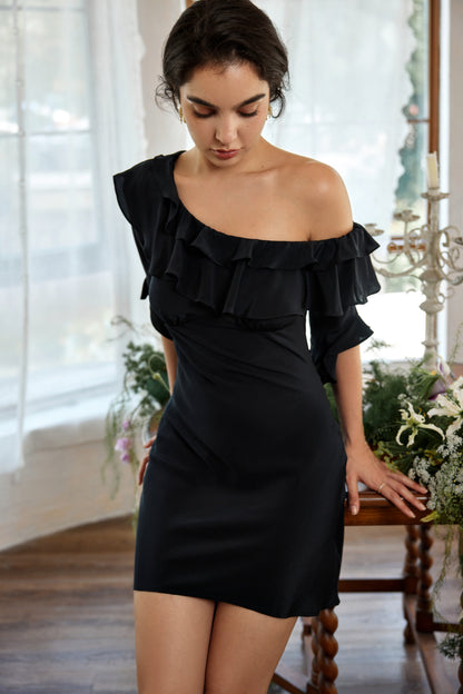 Milan Mini Cold Shoulder Dress