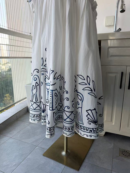 AM Artistry cotton midi dress