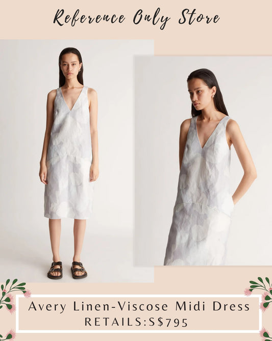 LM Avery Linen Viscose Midi Dress