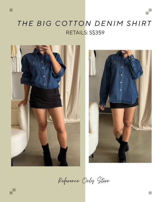 RL The big cotton denim shirt