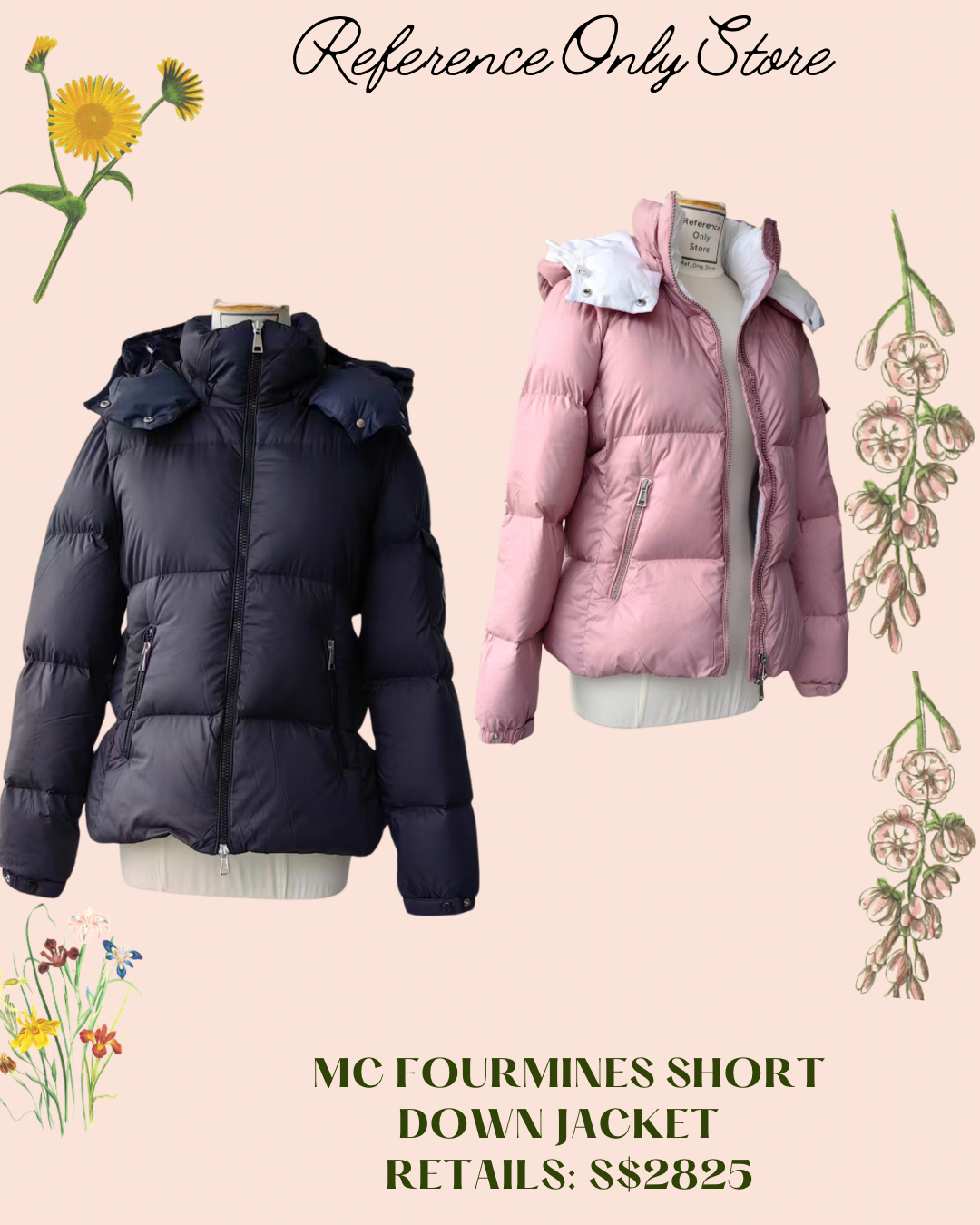 MC Fourmines Short down jacket