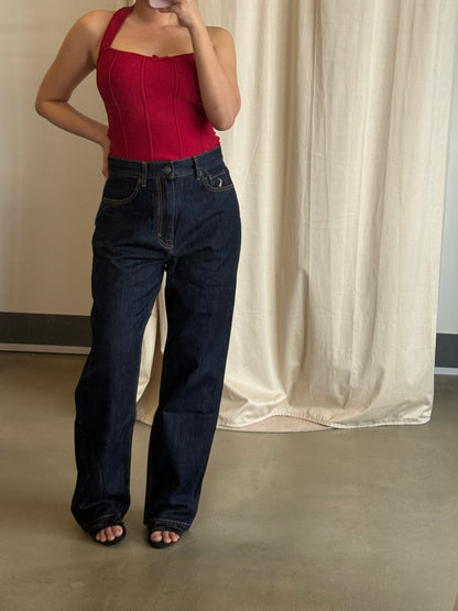 RL Straight leg jeans with pocket detail