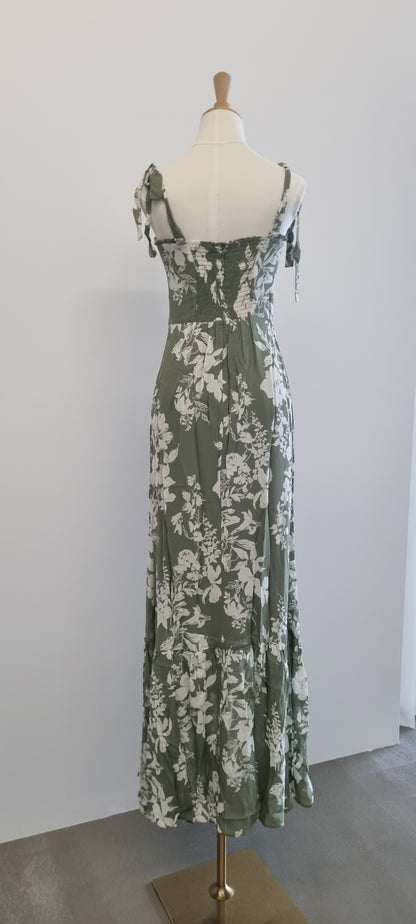 Readystock! Ref Jasen Dress in Green Willow