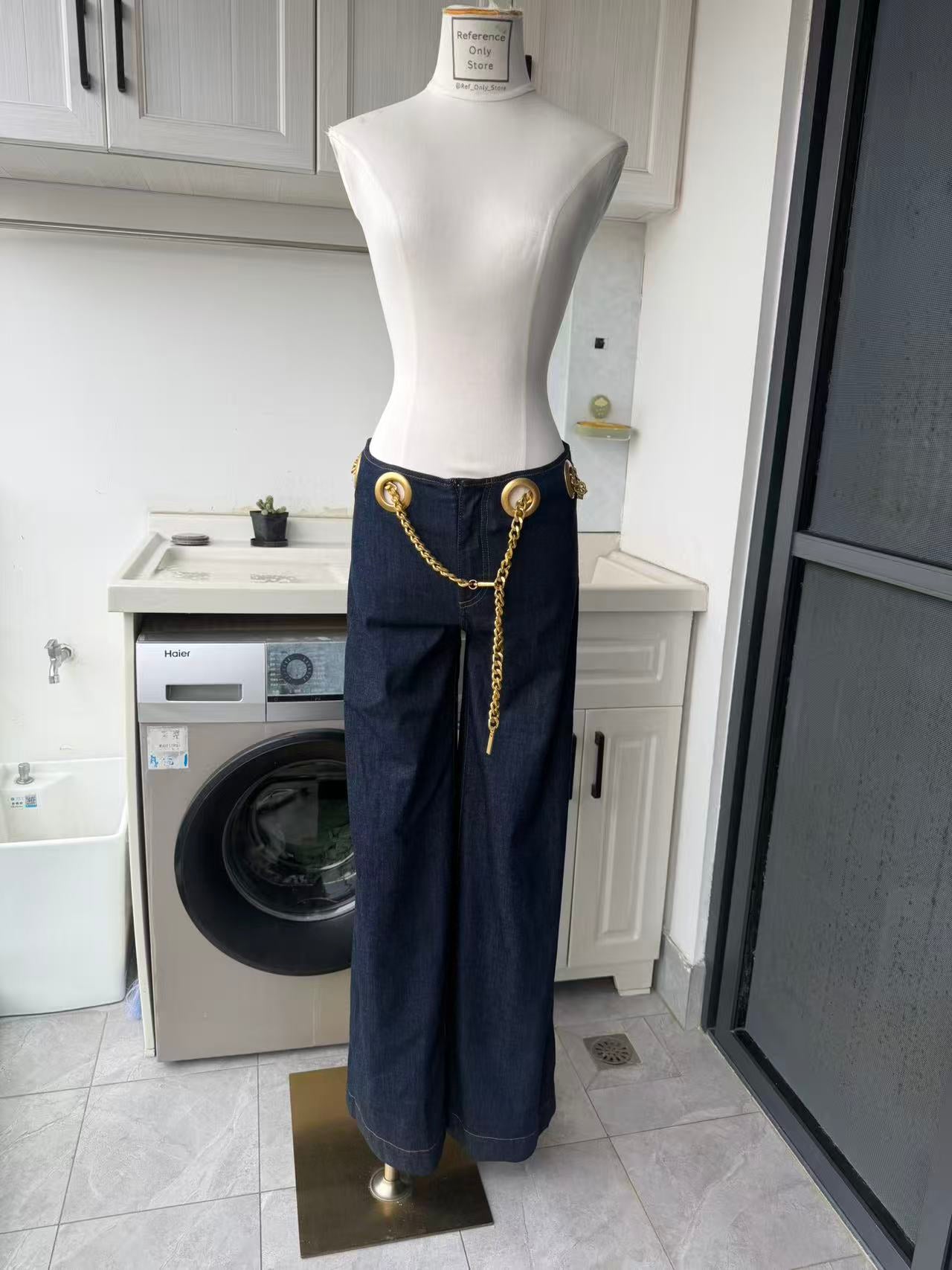 AO Jasper Cotton blend chain belt Jean