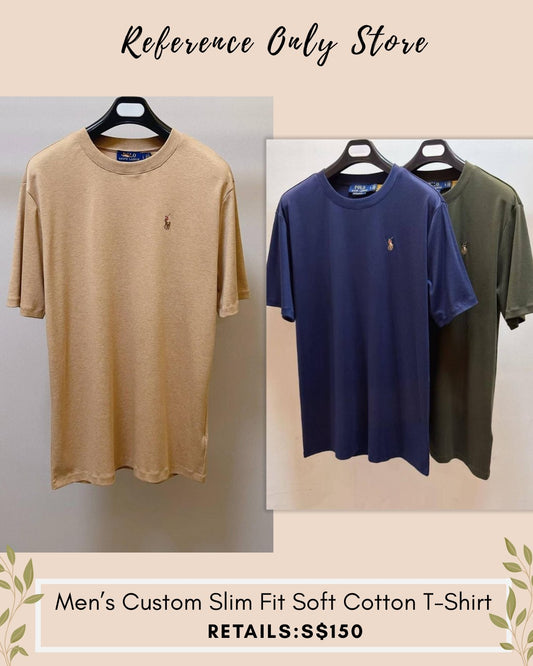 RL Men’s custom slim fit cotton tee