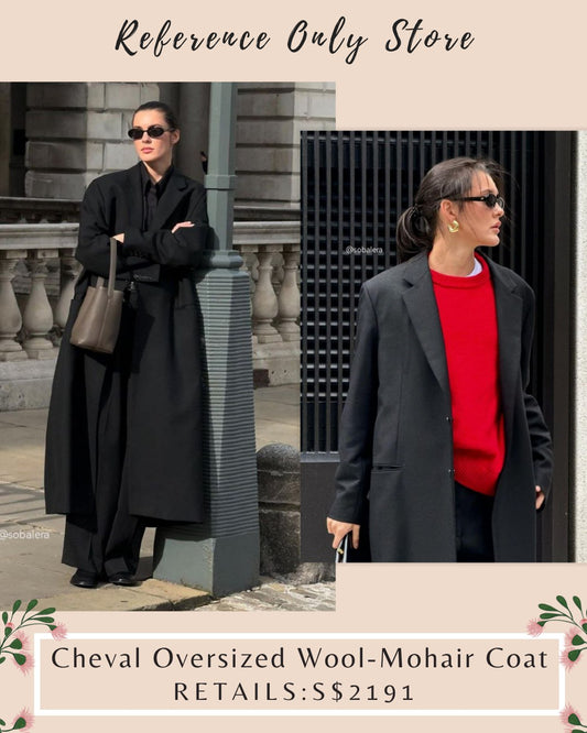 TR Cheval Oversized Wool Mohair coat