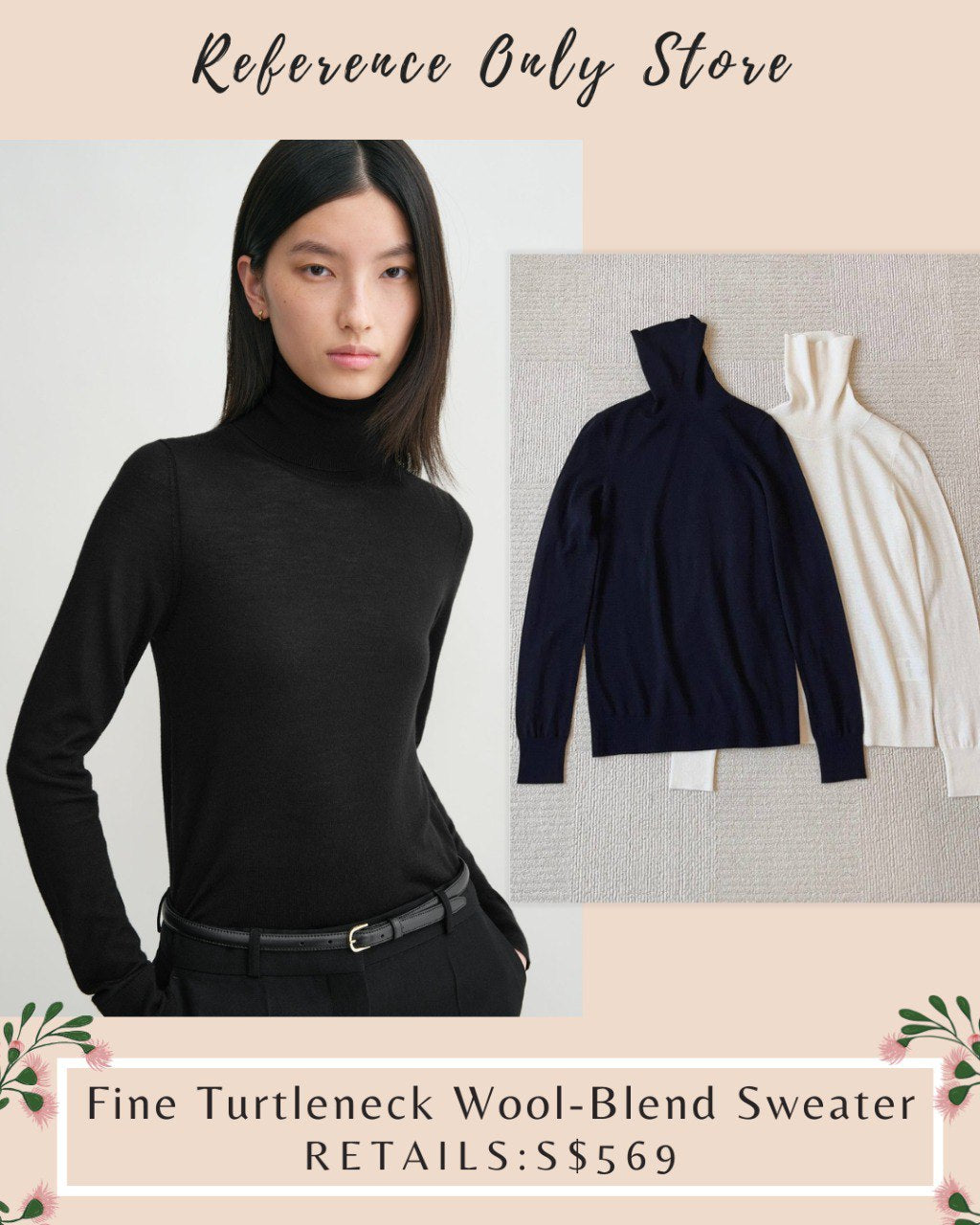 Tot Fine turtleneck wool and silk blend sweater