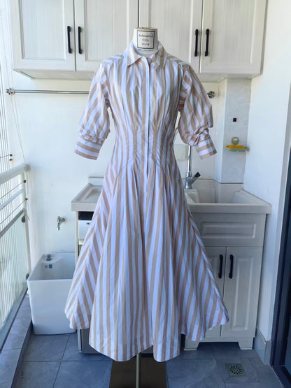 sk Jazz midi cotton shirt dress