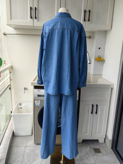 Jk Newport denim cotton trouser and shirt