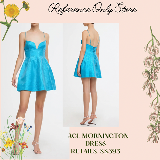Acl Mornington Blue Mini Dress