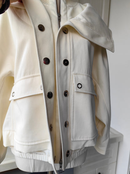 3.1 Double Collar utility cotton jacket
