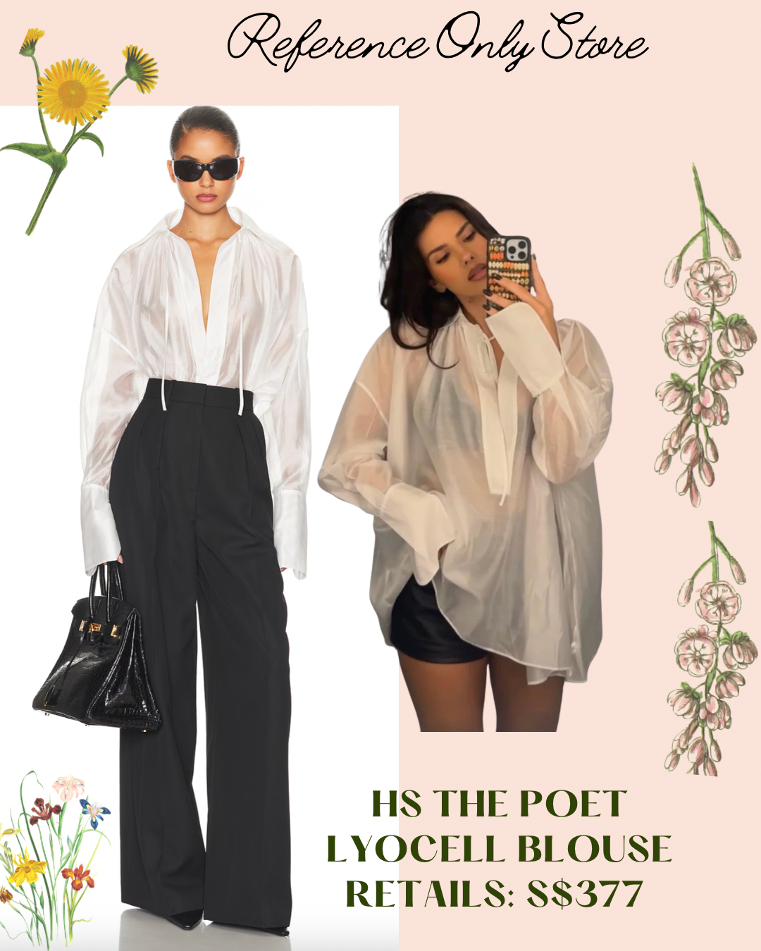 hs The Poet Ivory Blouse Top
