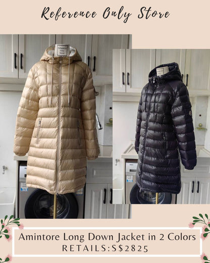 MC Amintore Long down jacket