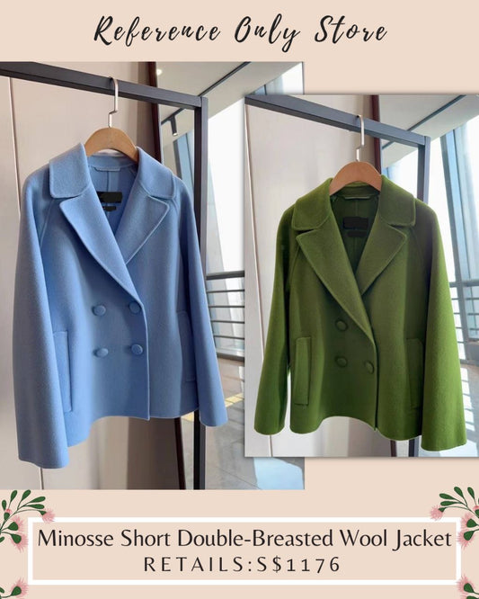 MM Weekend Minosse Short Double Breasted Wool Jacket