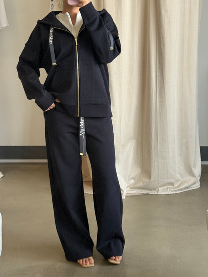 MM Technical jersey cotton blend sweatshirt