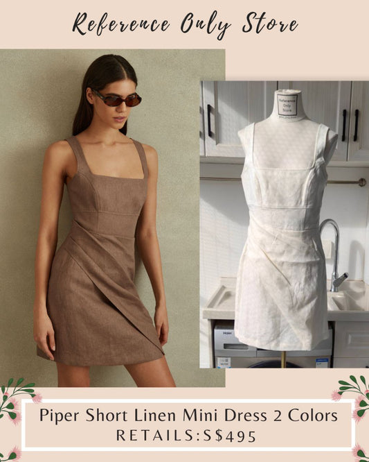 Rs Piper Linen Mini Dress in 2 colors