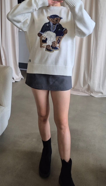 RL Unisex polo bear cotton sweater