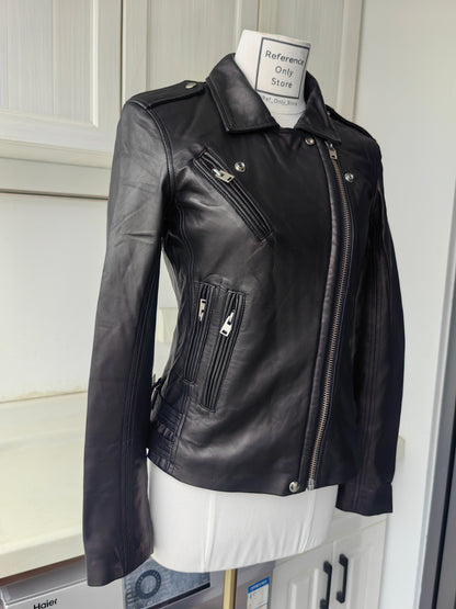 Clothing Jackets Iro Han Leather Jacket Black IRO Han Leather