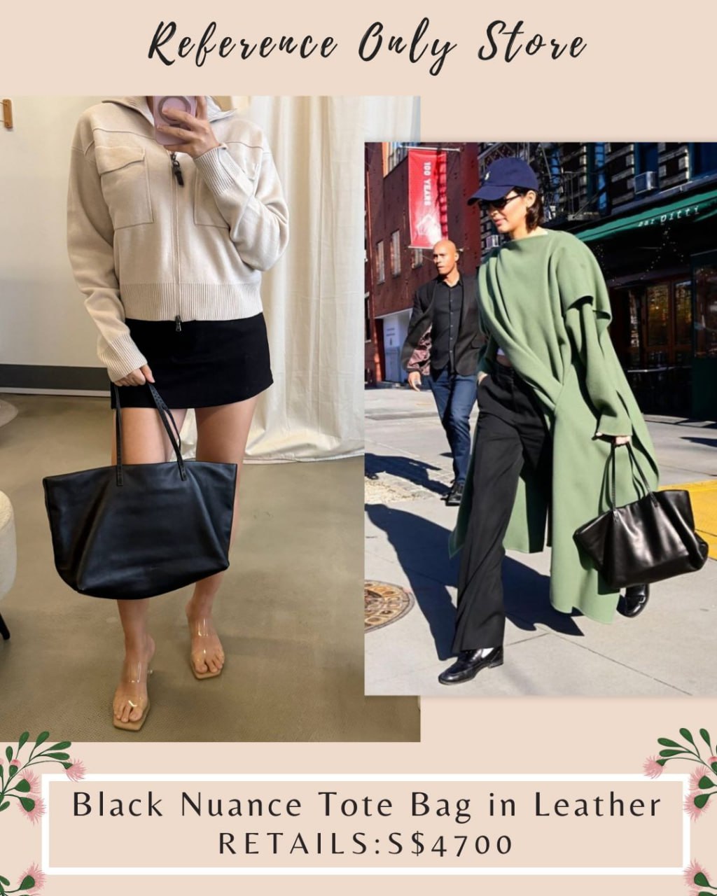 TR The Nuance bag in black