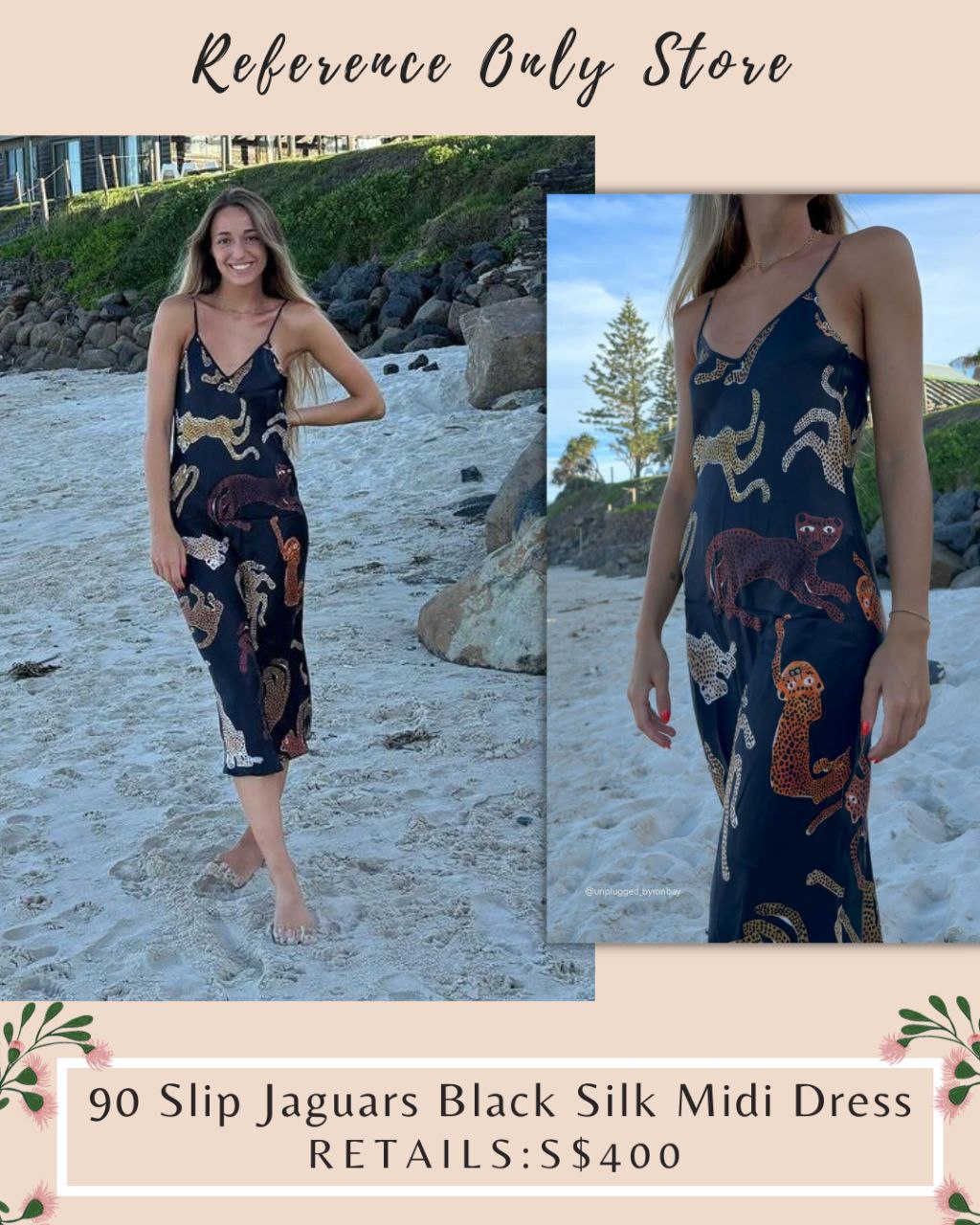 Sl 90s silk Jaguars slip dress