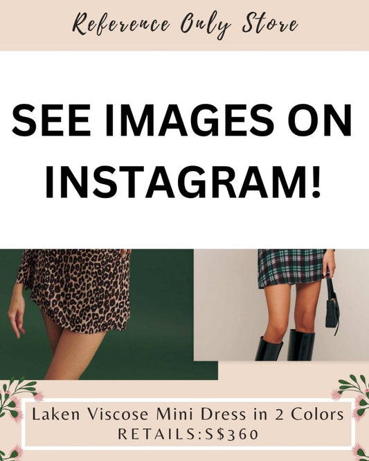 Ref Laken viscose mini dress